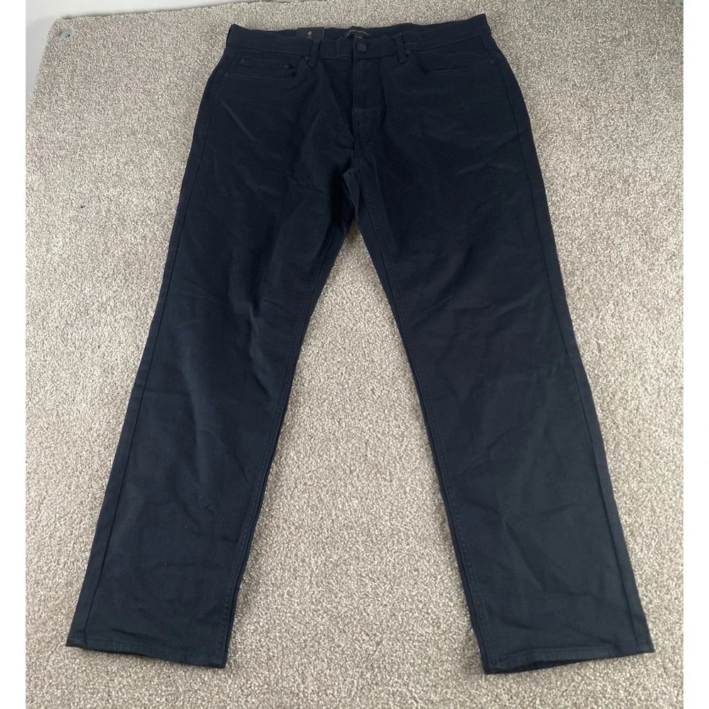 Banana Republic 5 Pocket Pant Black Mens 38x30 Cotton Stretch Preppy Business